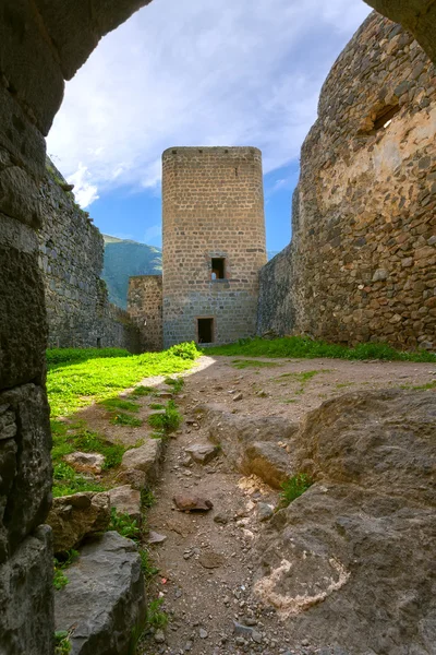 Paisaje, fortaleza de Khertvisi —  Fotos de Stock