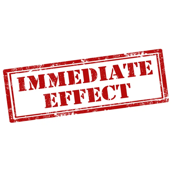Immediate Effect stamp Stock Vector Carmen dorin 105366222