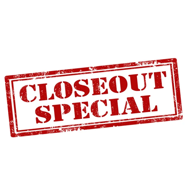 Closeout Special-stempel — Stockvector
