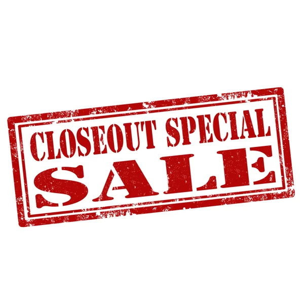 Speciale verkoop closeout — Stockvector