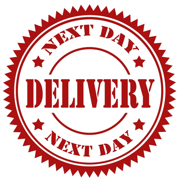 Next Day Delivery-stamp — Stock Vector