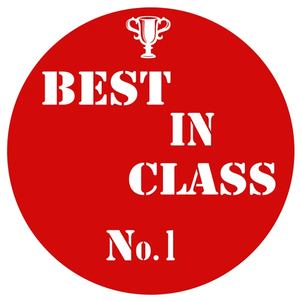 Best In Class-label — Stock Vector