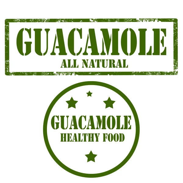 Jeu de timbres Guacamole — Image vectorielle