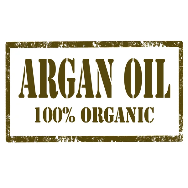 Sello de aceite de argán — Vector de stock