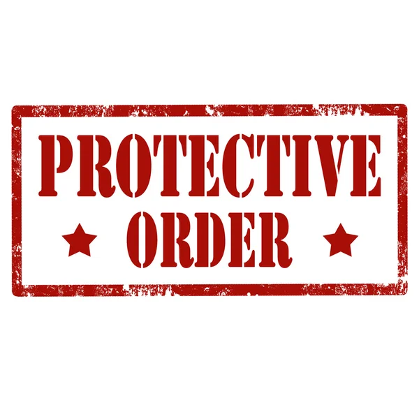 Protective Order-stamp — Stock Vector