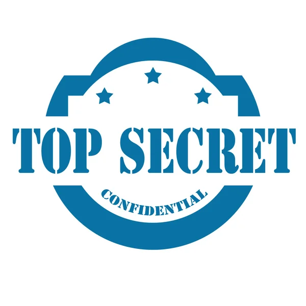 Timbre top secret — Image vectorielle