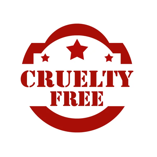 Cruelty Free-stamp — Stock Vector