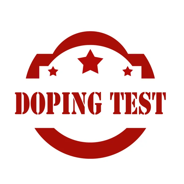 Doping-Teststempel — Stockvektor