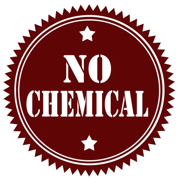 No Chemical-stamp — Stock Vector