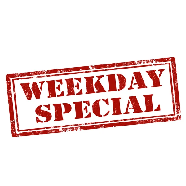 Weekdag Special-stempel — Stockvector