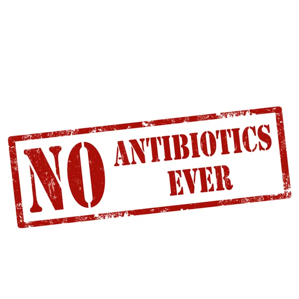 Keine Antibiotika je — Stockvektor