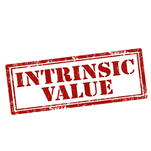 Timbro intrinseco del valore — Vettoriale Stock