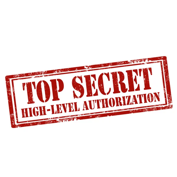 Top secret штамп — стоковий вектор