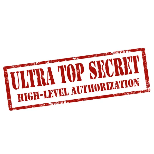 Ultra topgeheim — Stockvector