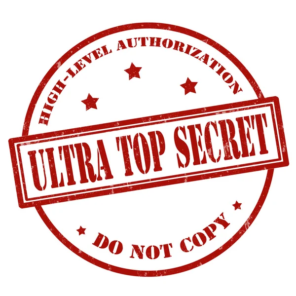 Ultra Top Secret — Stock Vector