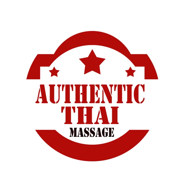 Автентичні тайський масаж — стоковий вектор