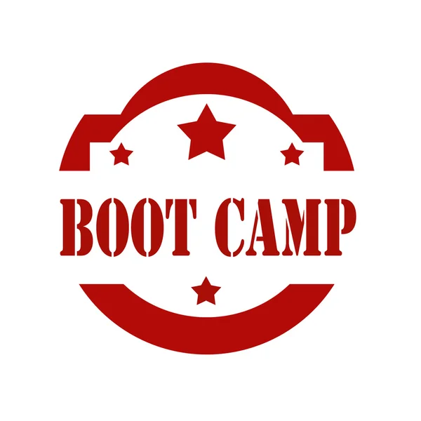 Boot Camp-bélyegző — Stock Vector