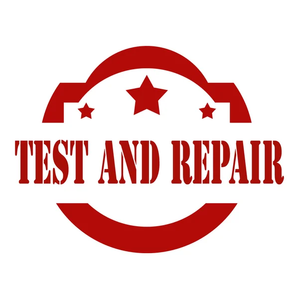 Test and Repair — Stock Vector