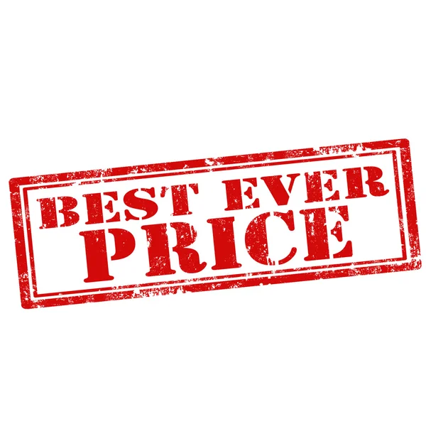 Best Ever Price-stamp — Stock Vector