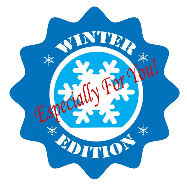 Winter Edition etykieta — Wektor stockowy
