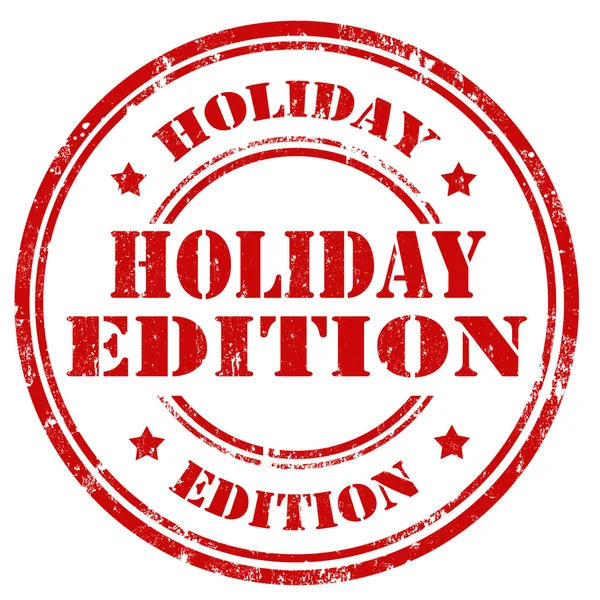 Holiday Edition razítko — Stockový vektor