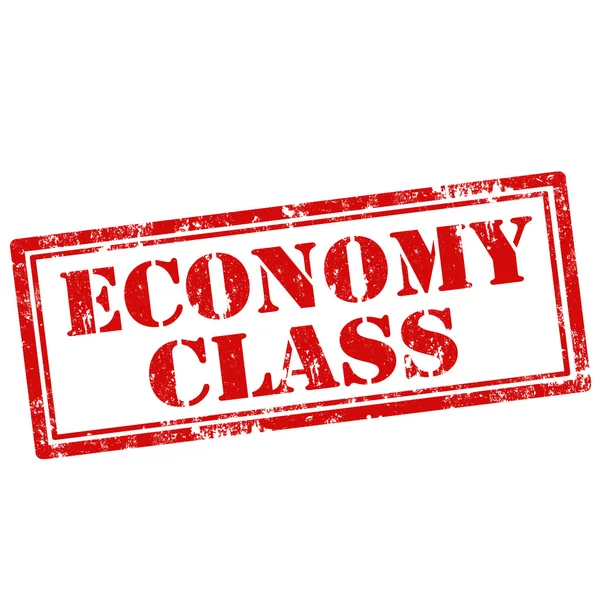 Economy Class-stämpel — Stock vektor