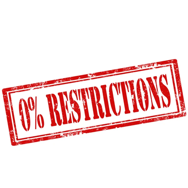 Restricciones-sello — Vector de stock