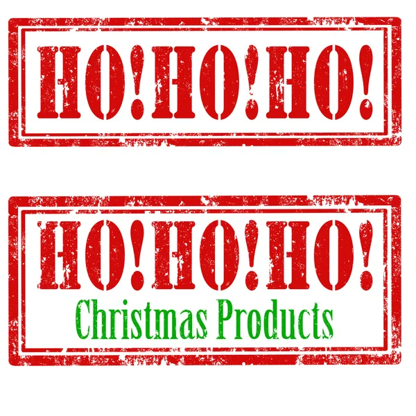 Ho! ho! ho! -Briefmarken — Stockvektor