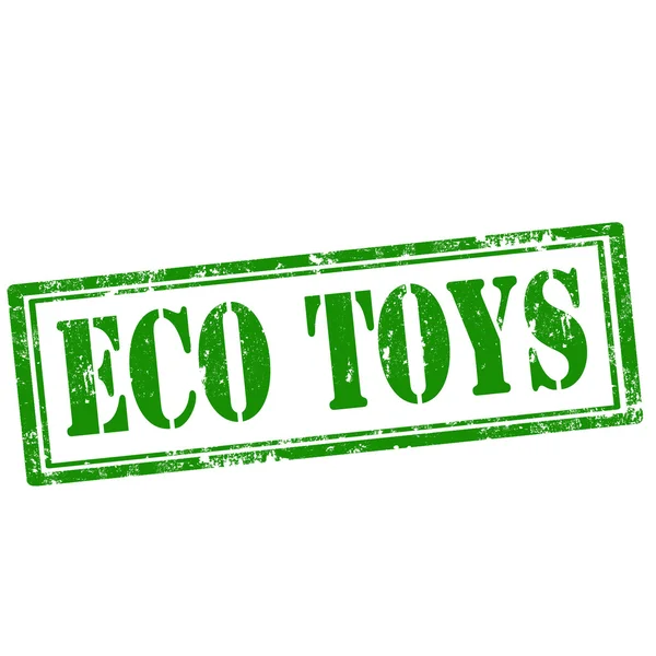 Timbre Eco Toys — Image vectorielle