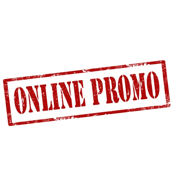 Online Promo-carimbo —  Vetores de Stock