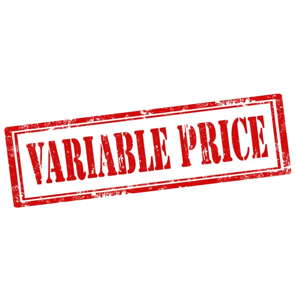 Variabele prijs-stempel — Stockvector