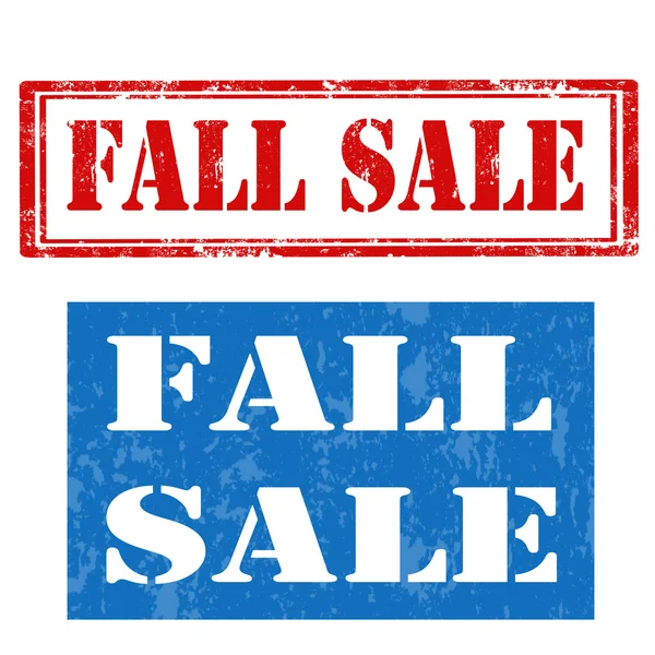 Fall Sale-carimbos — Vetor de Stock