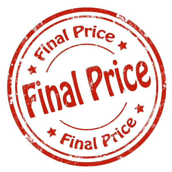 Final Price-stamp — Stock Vector