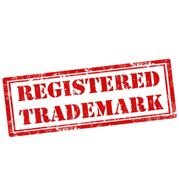 Registered Trademark-stamp — Stock Vector