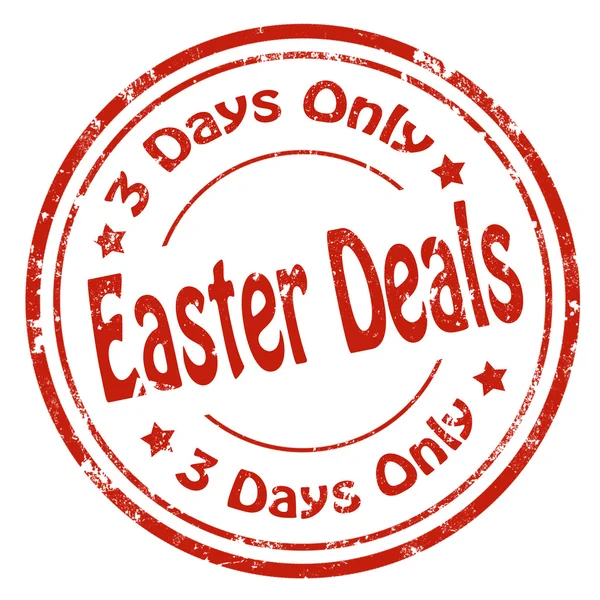 Easter Deals-stamp — Stock Vector