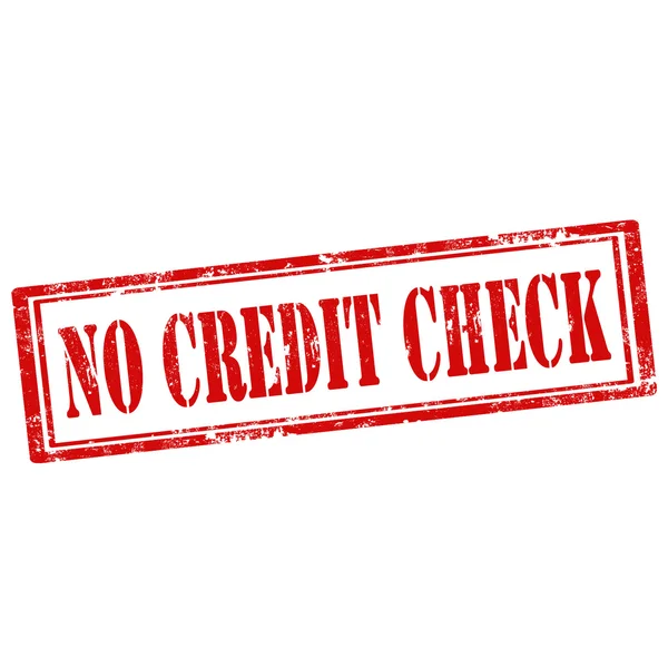 No Credit Check-stamp — Stock Vector