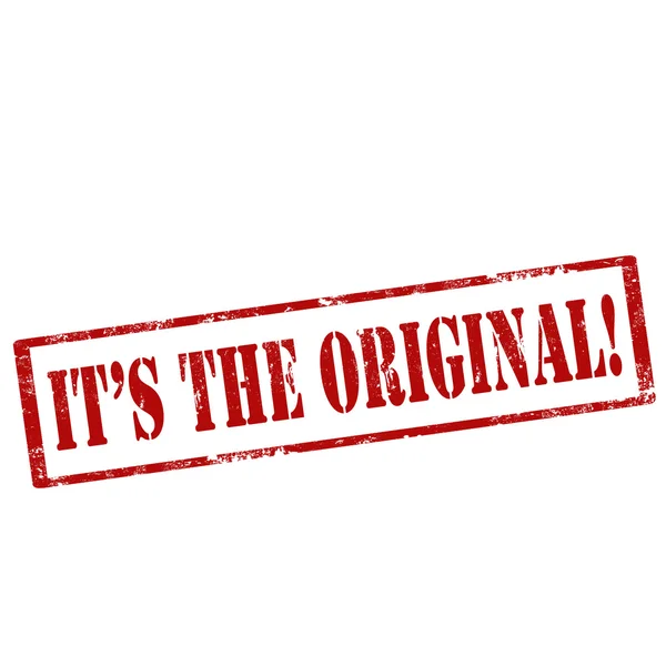 It's The Original!-stamp — Stock Vector