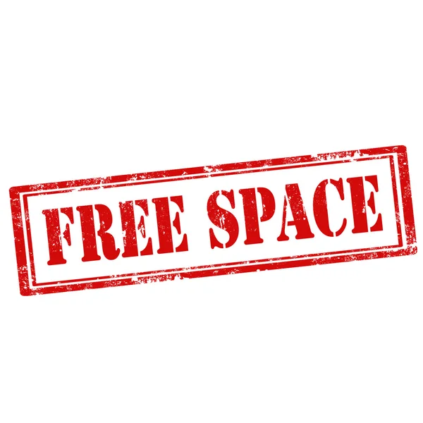 Timbre-espace gratuit — Image vectorielle