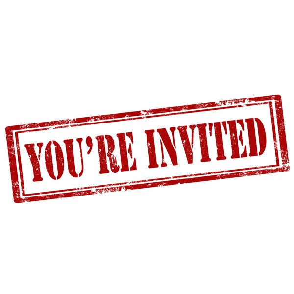 You're Invited-stamp