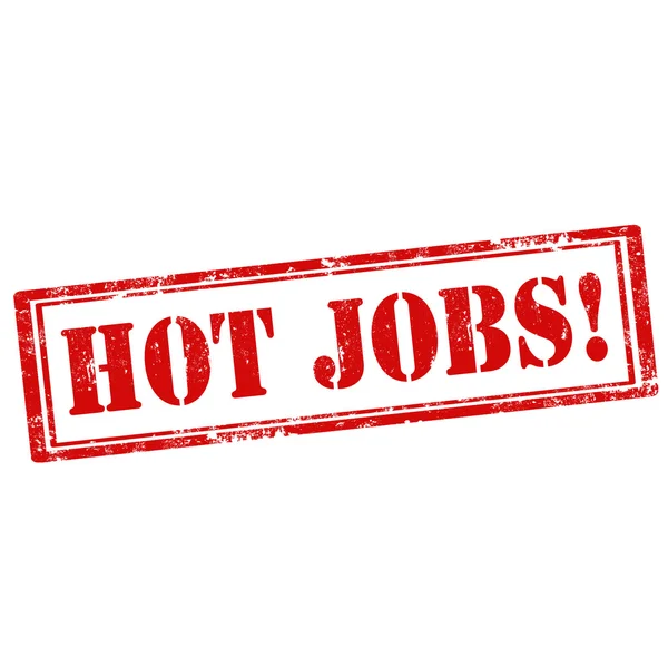 Hot Jobs-timbre — Image vectorielle