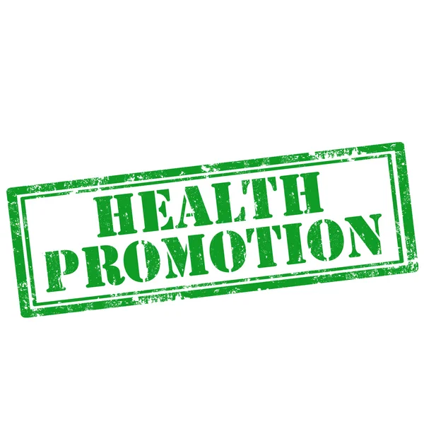 Gezondheid promotie-stempel — Stockvector