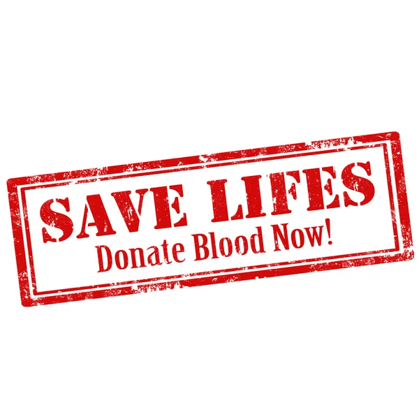 Save Life! -stamp — стоковый вектор