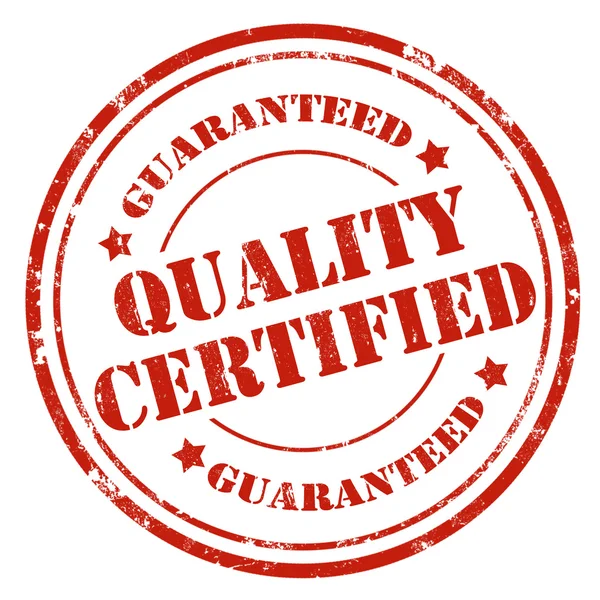 Carimbo certificado de qualidade — Vetor de Stock
