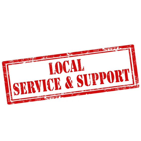 Lokale Service & ondersteuning — Stockvector