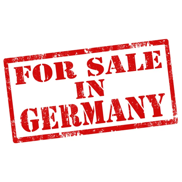 Προς πώληση στη Γερμανία — Διανυσματικό Αρχείο