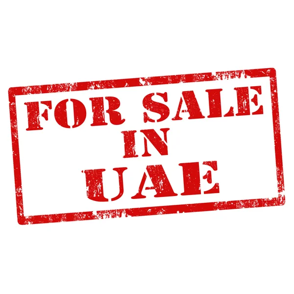 Till salu i Uae — Stock vektor