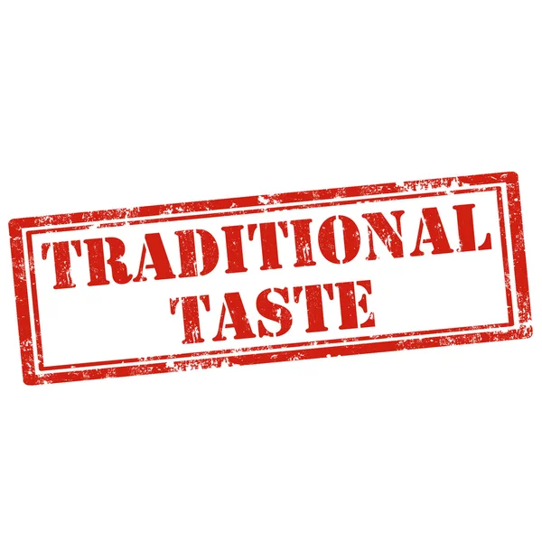Traditional Taste — Stock Vector