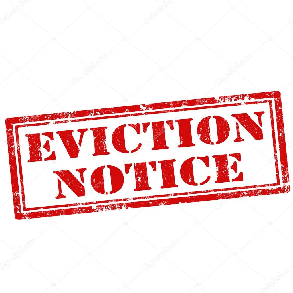Eviction Notice — Stock Vector
