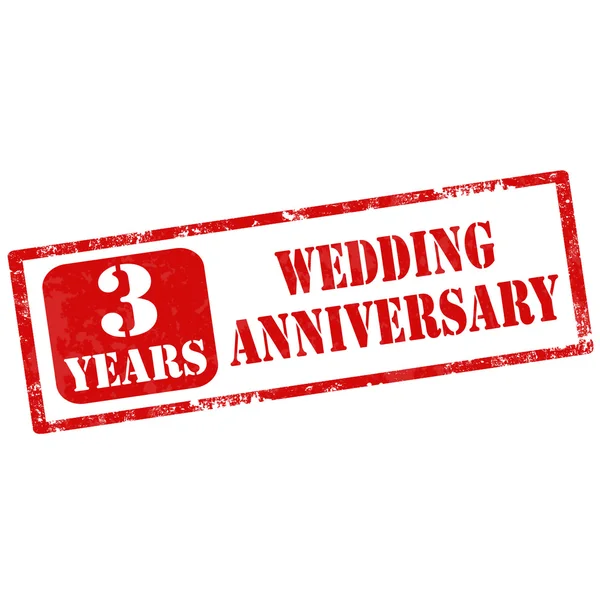 Wedding Anniversary — Stock Vector