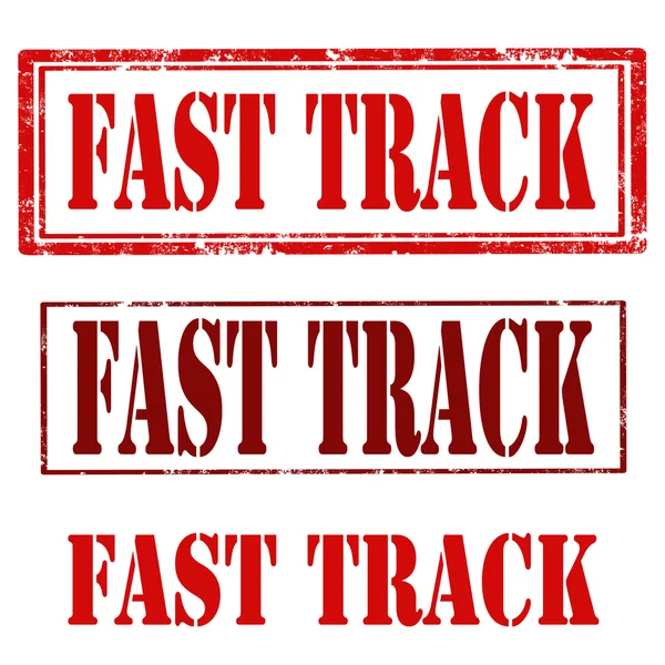 Fast track — Stock Vector